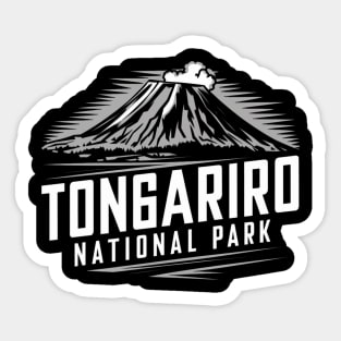 Tongariro national park Sticker